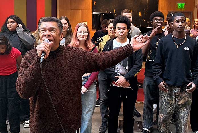 JD Steele and MCYC performing